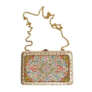 Papier-Mâché Clutch Bag
