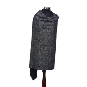 Rich Black Pashmina Shawl