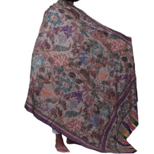 Rich Blue Pashmina Shawl
