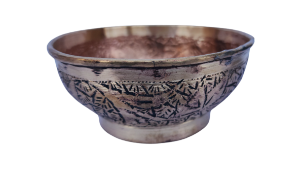 Royal Kashmiri Copper Small Bowl – A Compact Elegance in Tradition