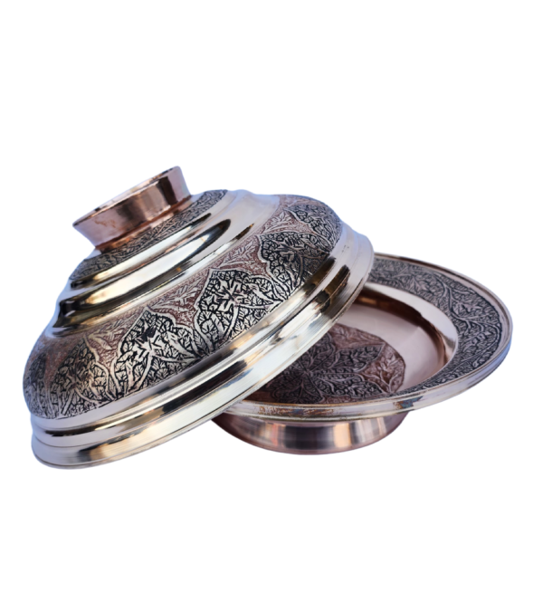 Trem Sarposh - Serving Plate and lid -  set of 2 - Image 3